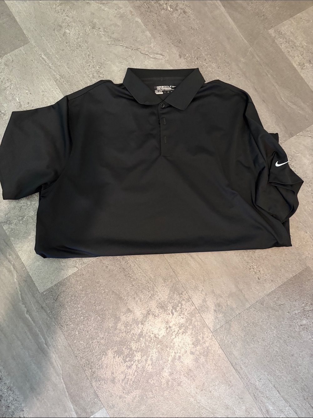 Nike Men’s Black Short-Sleeve Polo